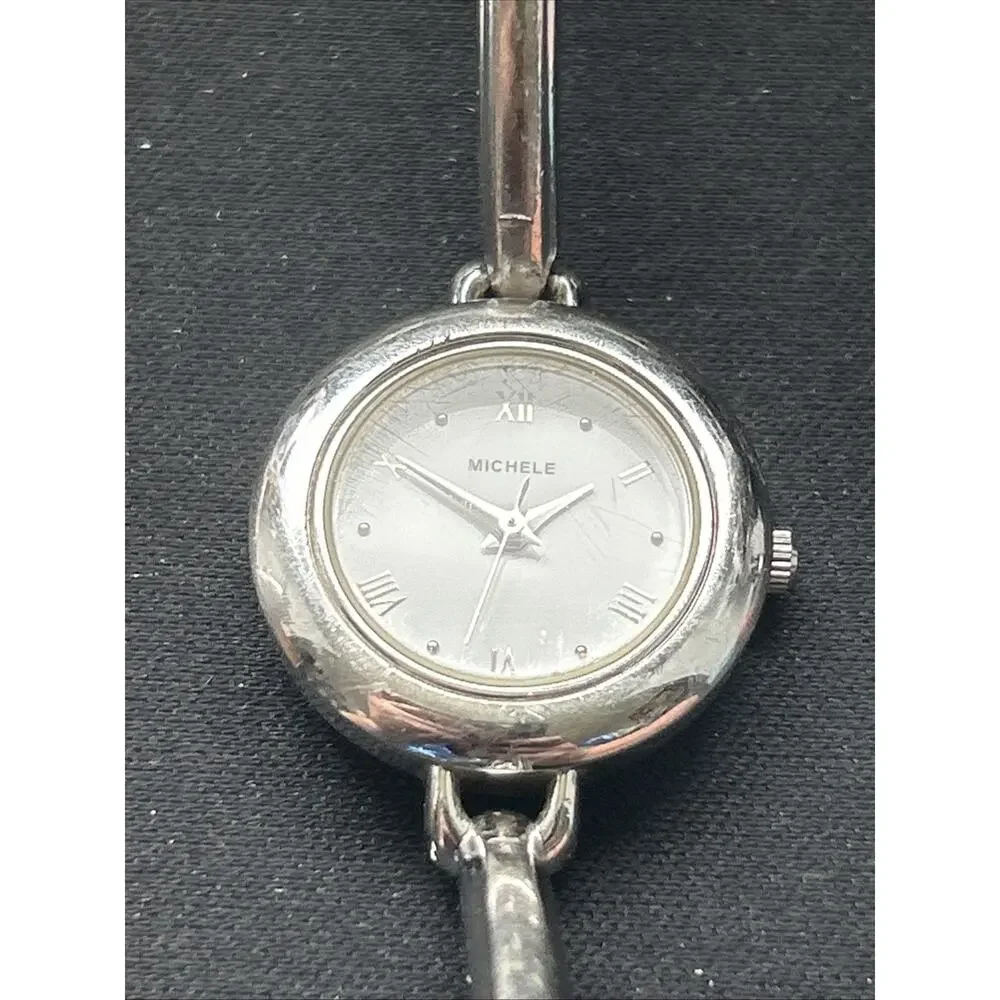 Michele Silver Tone Women’s Quartz Watch
